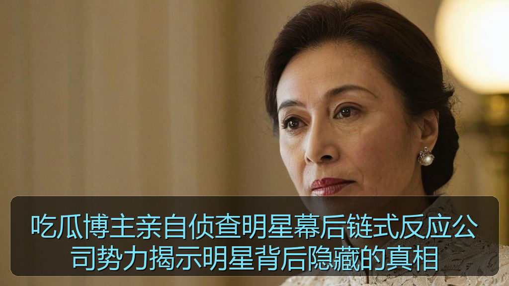 吃瓜博主亲自侦查明星幕后链式反应公司势力揭示明星背后隐藏的真相