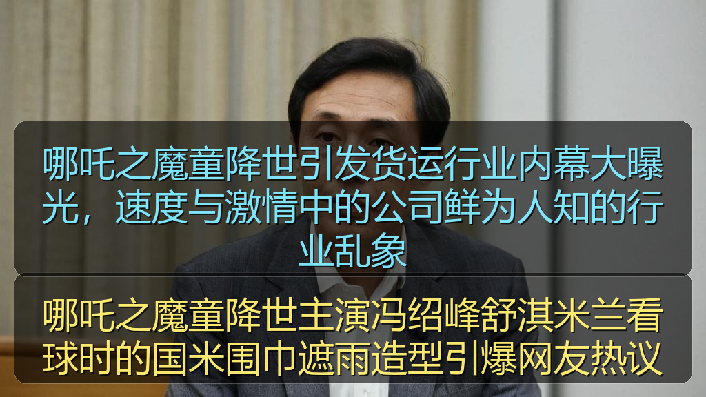 哪吒之魔童降世引发货运行业内幕大曝光，速度与激情中的公司鲜为人知的行业乱象