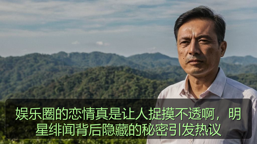 娱乐圈的恋情真是让人捉摸不透啊，明星绯闻背后隐藏的秘密引发热议