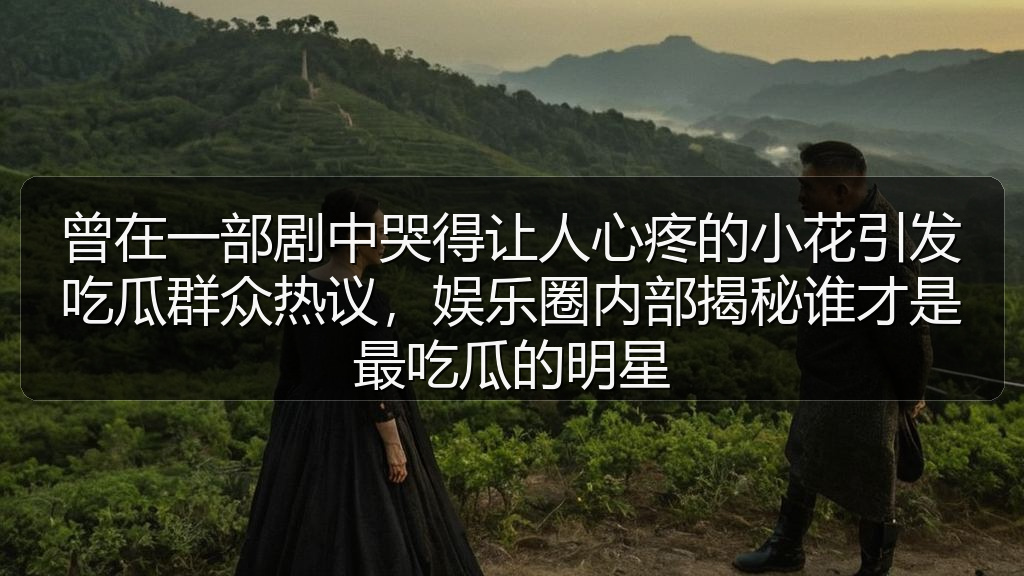 曾在一部剧中哭得让人心疼的小花引发吃瓜群众热议，娱乐圈内部揭秘谁才是最吃瓜的明星