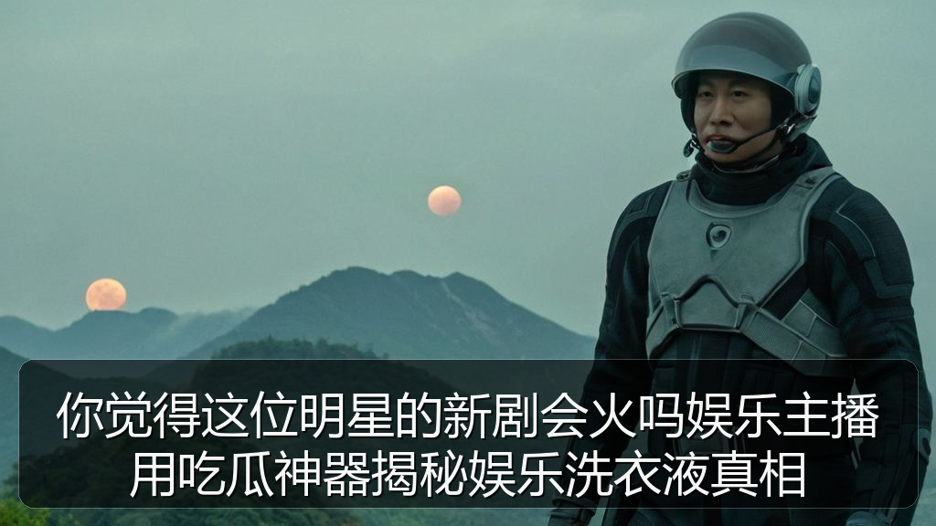 你觉得这位明星的新剧会火吗娱乐主播用吃瓜神器揭秘娱乐洗衣液真相
